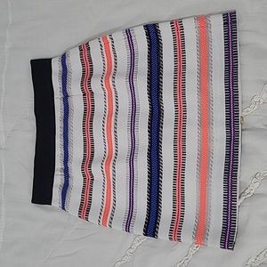 Womens Milly Multi-colored Mini Skirt Size 0